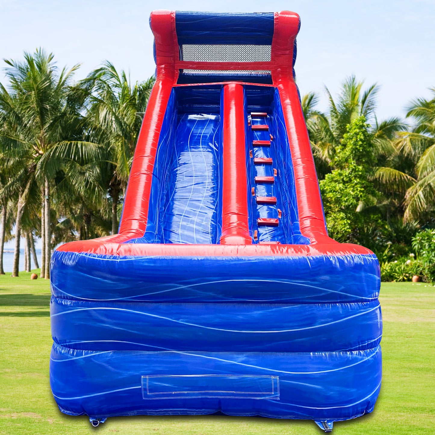 26' x 12' x 17' Wet/Dry Commercial-grade Inflatable Water Slide #11189